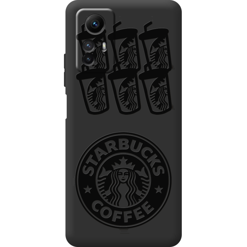 Черный чехол BoxFace Xiaomi Redmi Note 12S Black Coffee