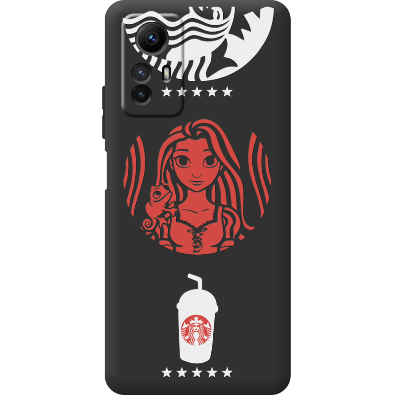 Черный чехол BoxFace Xiaomi Redmi Note 12S RedWhite Coffee