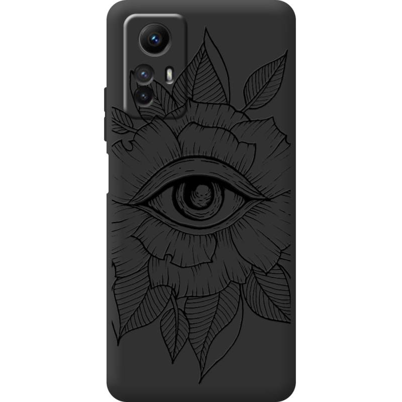 Черный чехол BoxFace Xiaomi Redmi Note 12S Eye