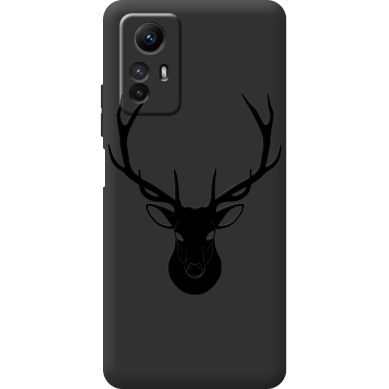 Черный чехол BoxFace Xiaomi Redmi Note 12S Deer