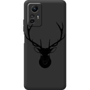Черный чехол BoxFace Xiaomi Redmi Note 12S Deer