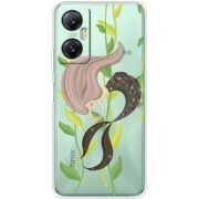 Прозрачный чехол BoxFace Infinix Hot 20 5G Cute Mermaid