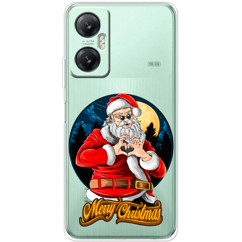 Прозрачный чехол BoxFace Infinix Hot 20 5G Cool Santa