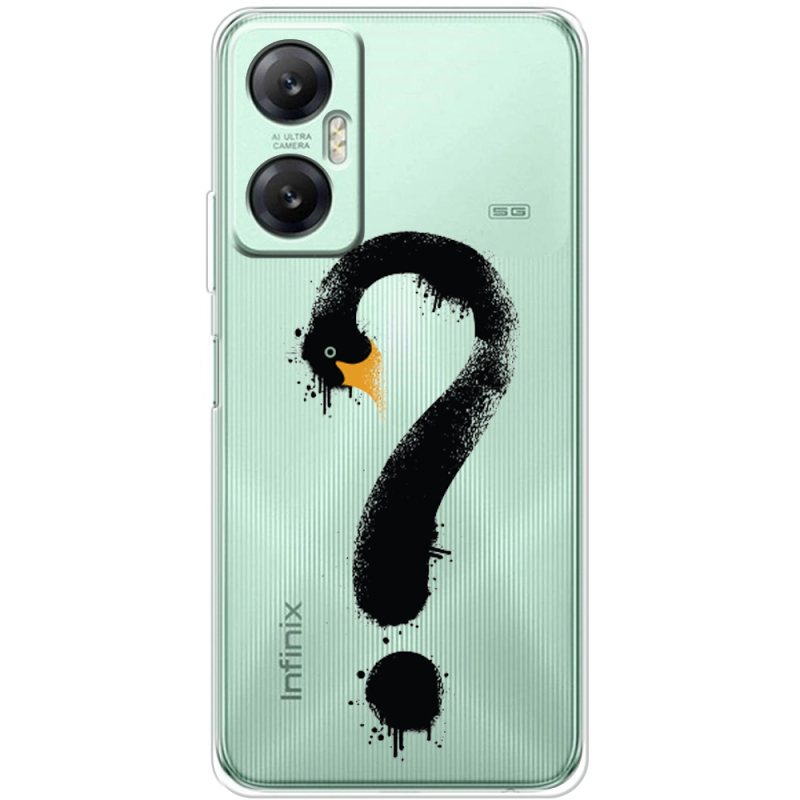 Прозрачный чехол BoxFace Infinix Hot 20 5G Swan question