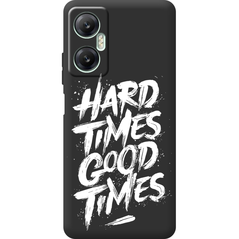 Черный чехол BoxFace Infinix Hot 20 5G Hard Times Good Times