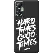 Черный чехол BoxFace Infinix Hot 20 5G Hard Times Good Times