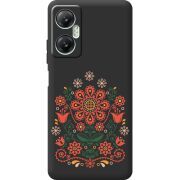 Черный чехол BoxFace Infinix Hot 20 5G Ukrainian Ornament