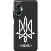Черный чехол BoxFace Infinix Hot 20 5G Тризуб монограмма ukraine