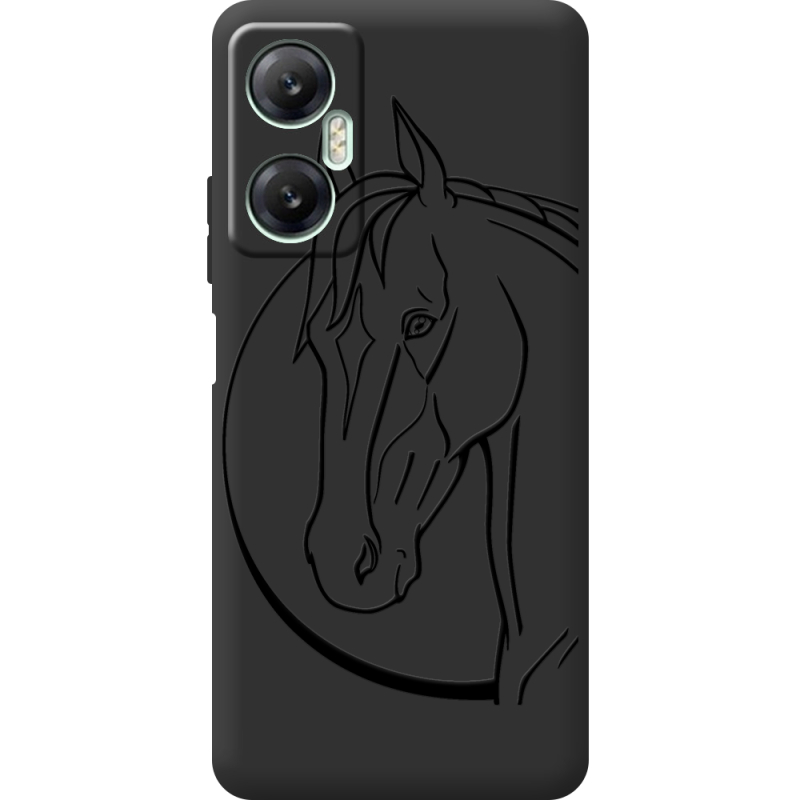 Черный чехол BoxFace Infinix Hot 20 5G Horse