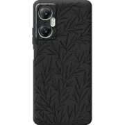 Черный чехол BoxFace Infinix Hot 20 5G Leaves