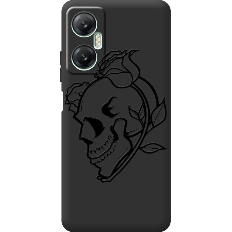 Черный чехол BoxFace Infinix Hot 20 5G Skull and Roses