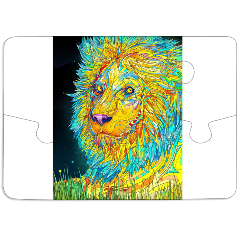 Магнитные фотопазлы 85 на 60 Moonlight Lion