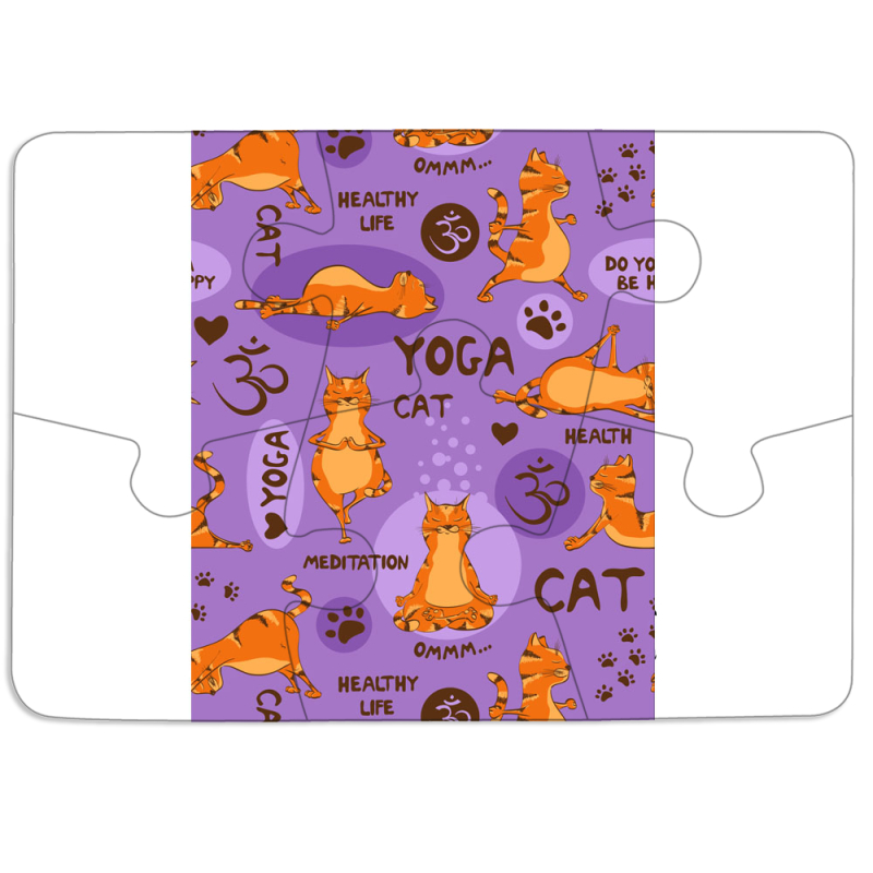 Магнитные фотопазлы 85 на 60 Yoga Cat