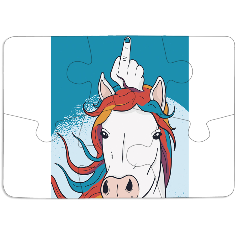 Магнитные фотопазлы 85 на 60 Fuck Unicorn
