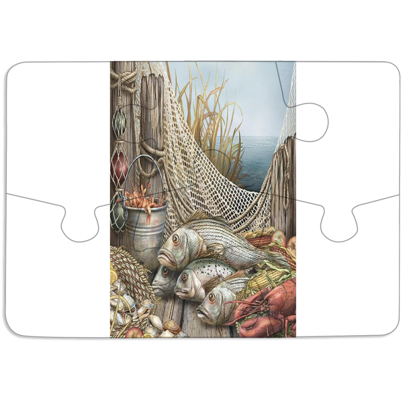 Магнитные фотопазлы 85 на 60 Удачная рыбалка