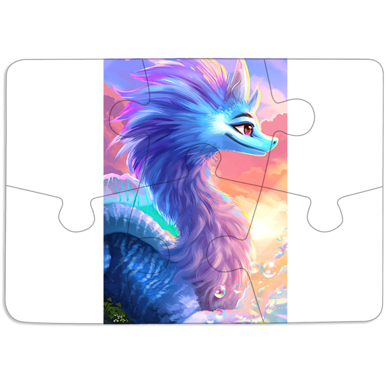 Магнитные фотопазлы 85 на 60 Дракон Сісу