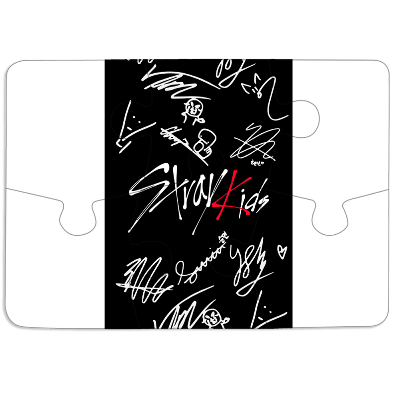 Магнитные фотопазлы 85 на 60 Stray Kids автограф