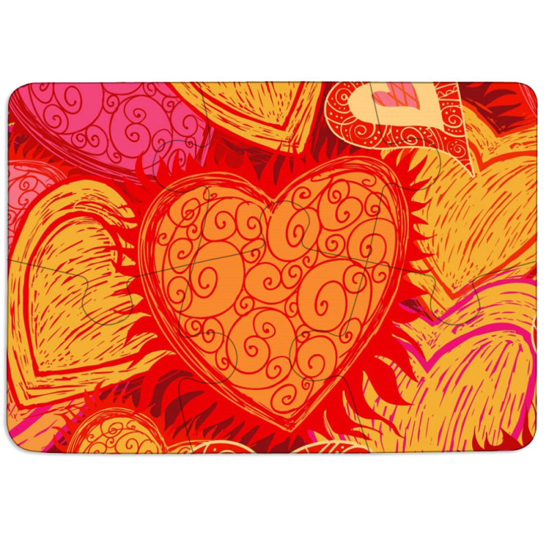 Магнитные фотопазлы 85 на 60 Warm Hearts