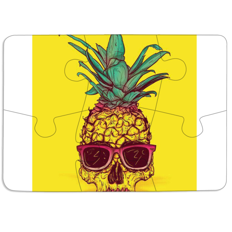 Магнитные фотопазлы 85 на 60 Pineapple Skull