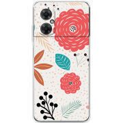 Чехол BoxFace Xiaomi Redmi Note 11R Line Flowers