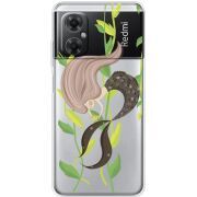 Прозрачный чехол BoxFace Xiaomi Redmi Note 11R Cute Mermaid