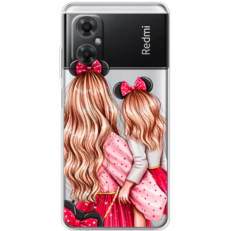 Прозрачный чехол BoxFace Xiaomi Redmi Note 11R Mouse Girls