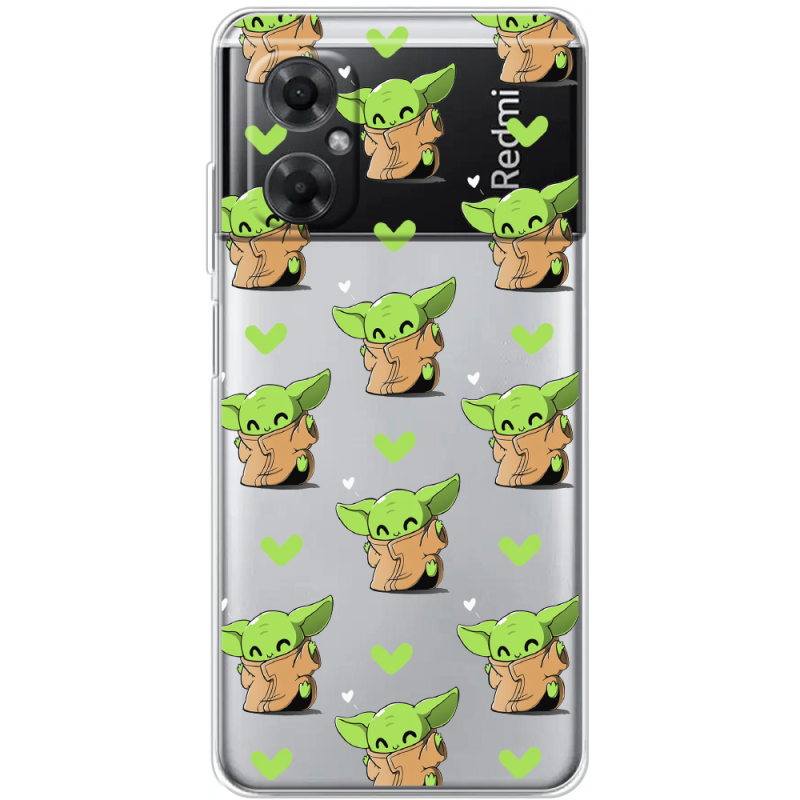 Прозрачный чехол BoxFace Xiaomi Redmi Note 11R Pattern Baby Yoda