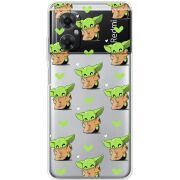 Прозрачный чехол BoxFace Xiaomi Redmi Note 11R Pattern Baby Yoda