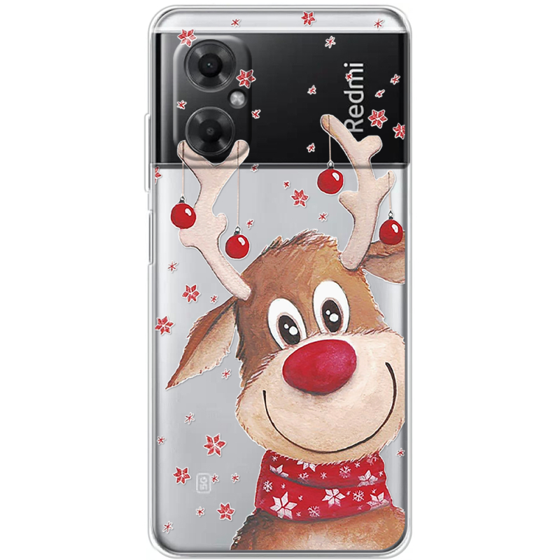 Прозрачный чехол BoxFace Xiaomi Redmi Note 11R Winter Deer