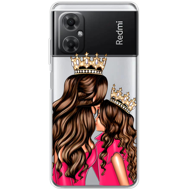 Прозрачный чехол BoxFace Xiaomi Redmi Note 11R Queen and Princess