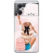 Прозрачный чехол BoxFace Xiaomi Redmi Note 11R Travel Girl