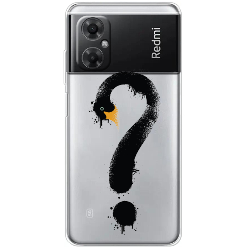 Прозрачный чехол BoxFace Xiaomi Redmi Note 11R Swan question