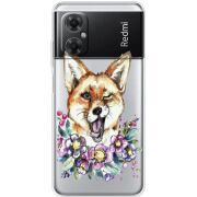 Прозрачный чехол BoxFace Xiaomi Redmi Note 11R Winking Fox