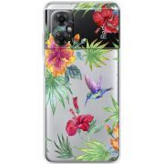 Прозрачный чехол BoxFace Xiaomi Redmi Note 11R Tropical