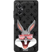 Черный чехол BoxFace Xiaomi Redmi Note 11R looney bunny