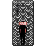 Черный чехол BoxFace Xiaomi Redmi Note 11R Man Pattern