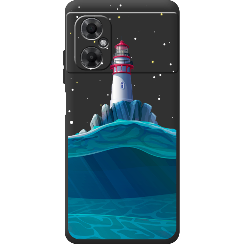 Черный чехол BoxFace Xiaomi Redmi Note 11R Lighthouse