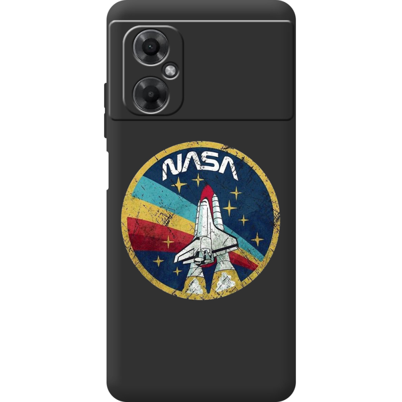 Черный чехол BoxFace Xiaomi Redmi Note 11R NASA