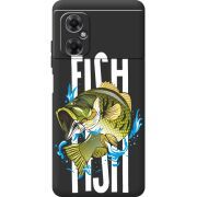 Черный чехол BoxFace Xiaomi Redmi Note 11R Fish