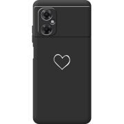 Черный чехол BoxFace Xiaomi Redmi Note 11R My Heart