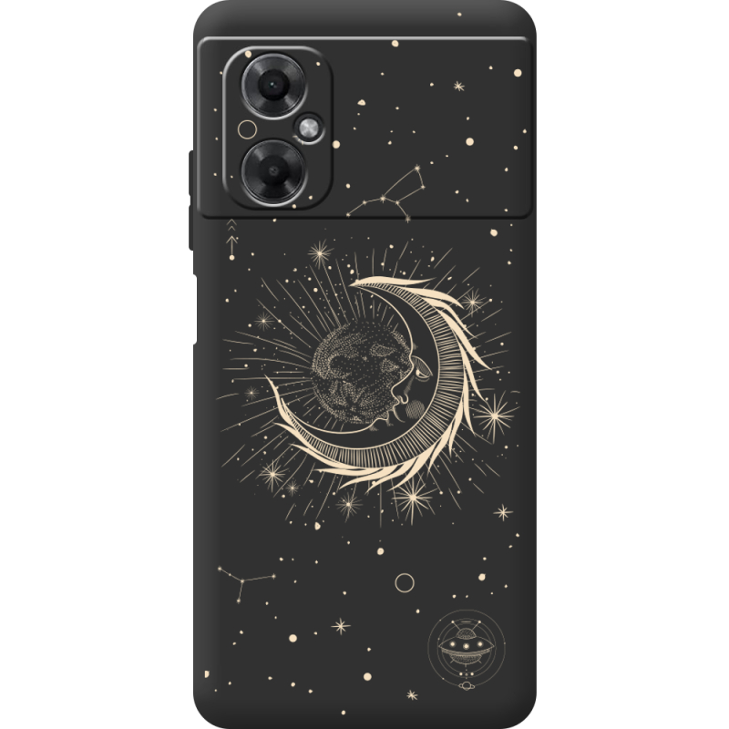 Черный чехол BoxFace Xiaomi Redmi Note 11R Moon