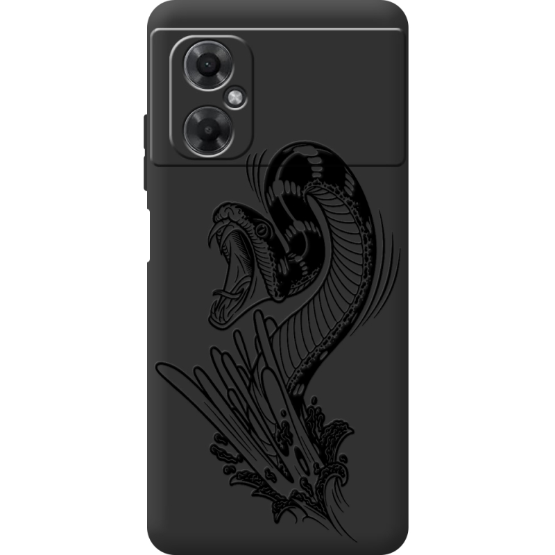 Черный чехол BoxFace Xiaomi Redmi Note 11R Snake