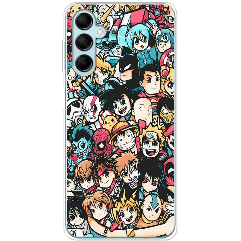 Чехол BoxFace Samsung Galaxy M14 5G (M146) Anime Stickers