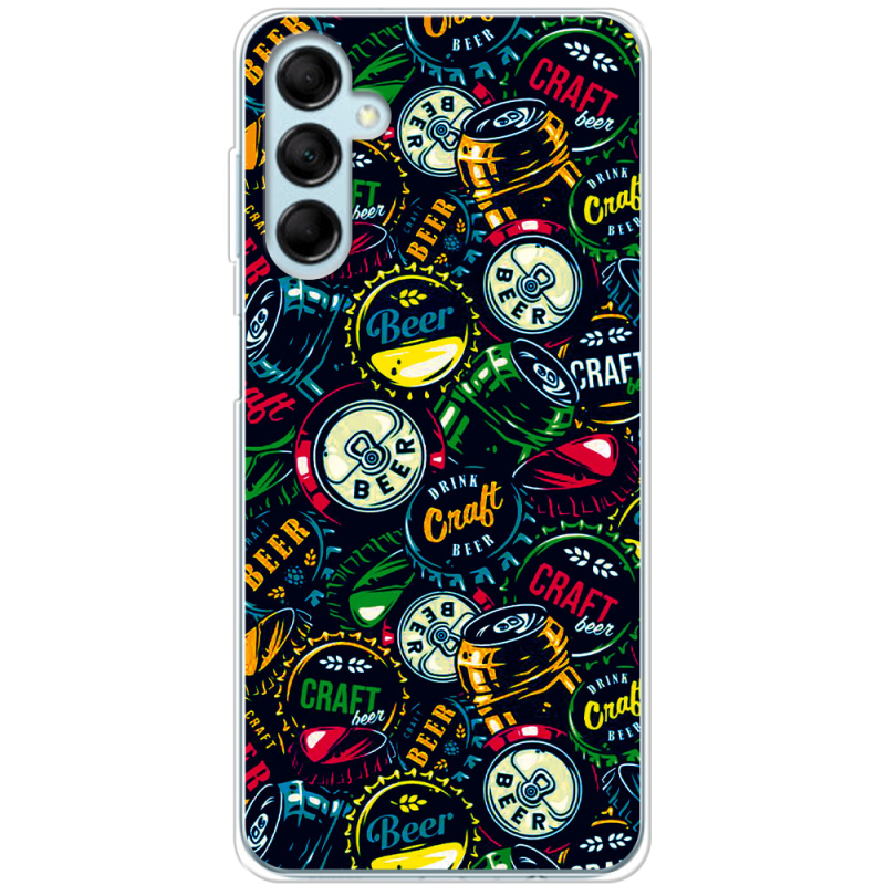 Чехол BoxFace Samsung Galaxy M14 5G (M146) Bottle Caps