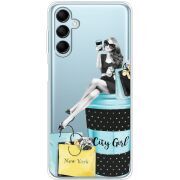 Прозрачный чехол BoxFace Samsung Galaxy M14 5G (M146) City Girl
