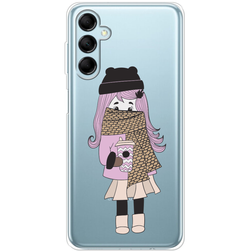 Прозрачный чехол BoxFace Samsung Galaxy M14 5G (M146) Winter Morning Girl