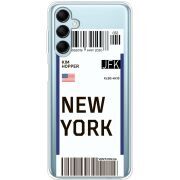 Прозрачный чехол BoxFace Samsung Galaxy M14 5G (M146) Ticket New York