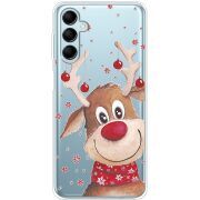 Прозрачный чехол BoxFace Samsung Galaxy M14 5G (M146) Winter Deer