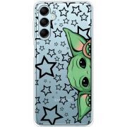 Прозрачный чехол BoxFace Samsung Galaxy M14 5G (M146) Baby Yoda