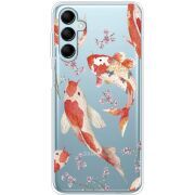 Прозрачный чехол BoxFace Samsung Galaxy M14 5G (M146) Japanese Koi Fish